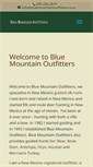 Mobile Screenshot of bluemountainoutfitters.com